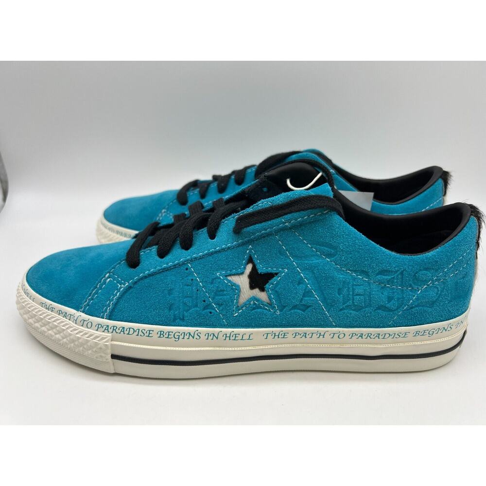 Converse One Star Pro Ox Sean Pablo Rapid Teal 173215C Size Men 8.5/Wom 10 NWT - Picture 2 of 12